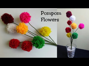 Pompom Flowers, Work Shop
