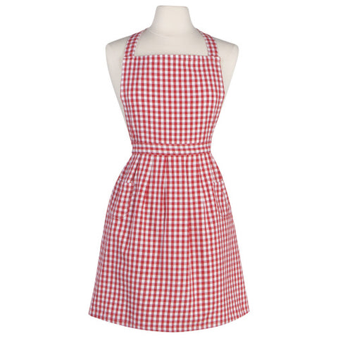 Apron Classic, Red Gingham