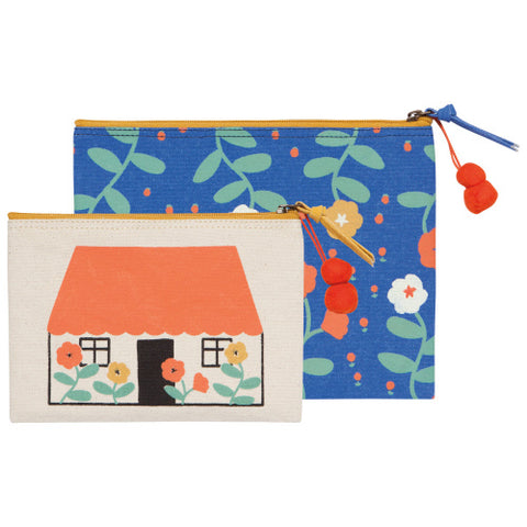 In This Together, Set of Two Zipper Pouch