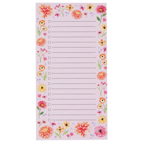 Magnetic Notepad  "Cottage Floral"