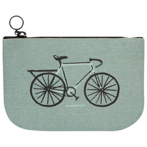 NEW! Danica Studio SET OF 2 ZIPPER POUCHES — Wild Riders & Curio, 100%  Cotton