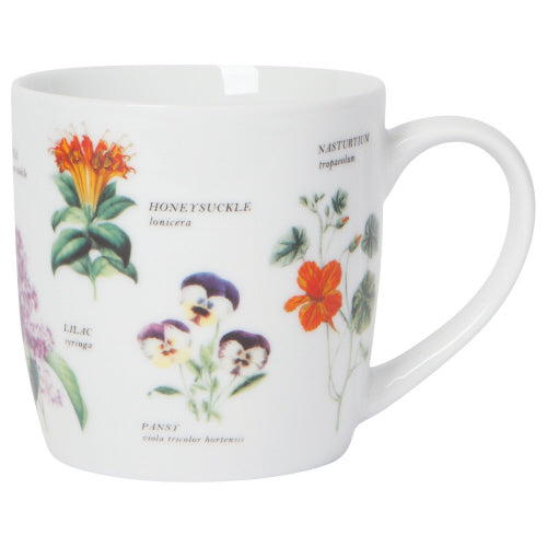 Edible Flowers Mug, By Danica Designs