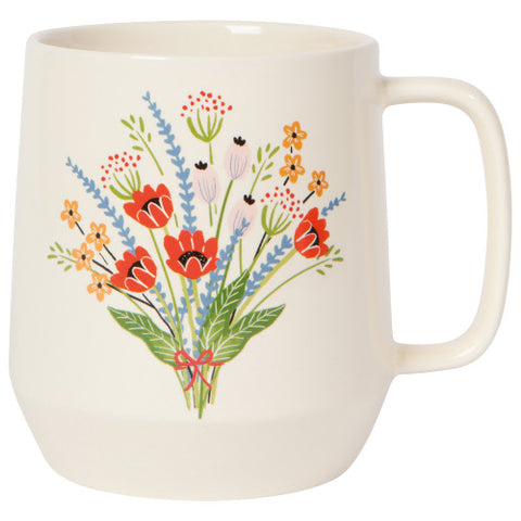 Bouquet, Wide Mega Mug, By Danica Now Designs