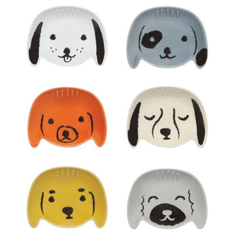 Pinch Bowl Set of 6, "Puppy Love" from Danica Studios